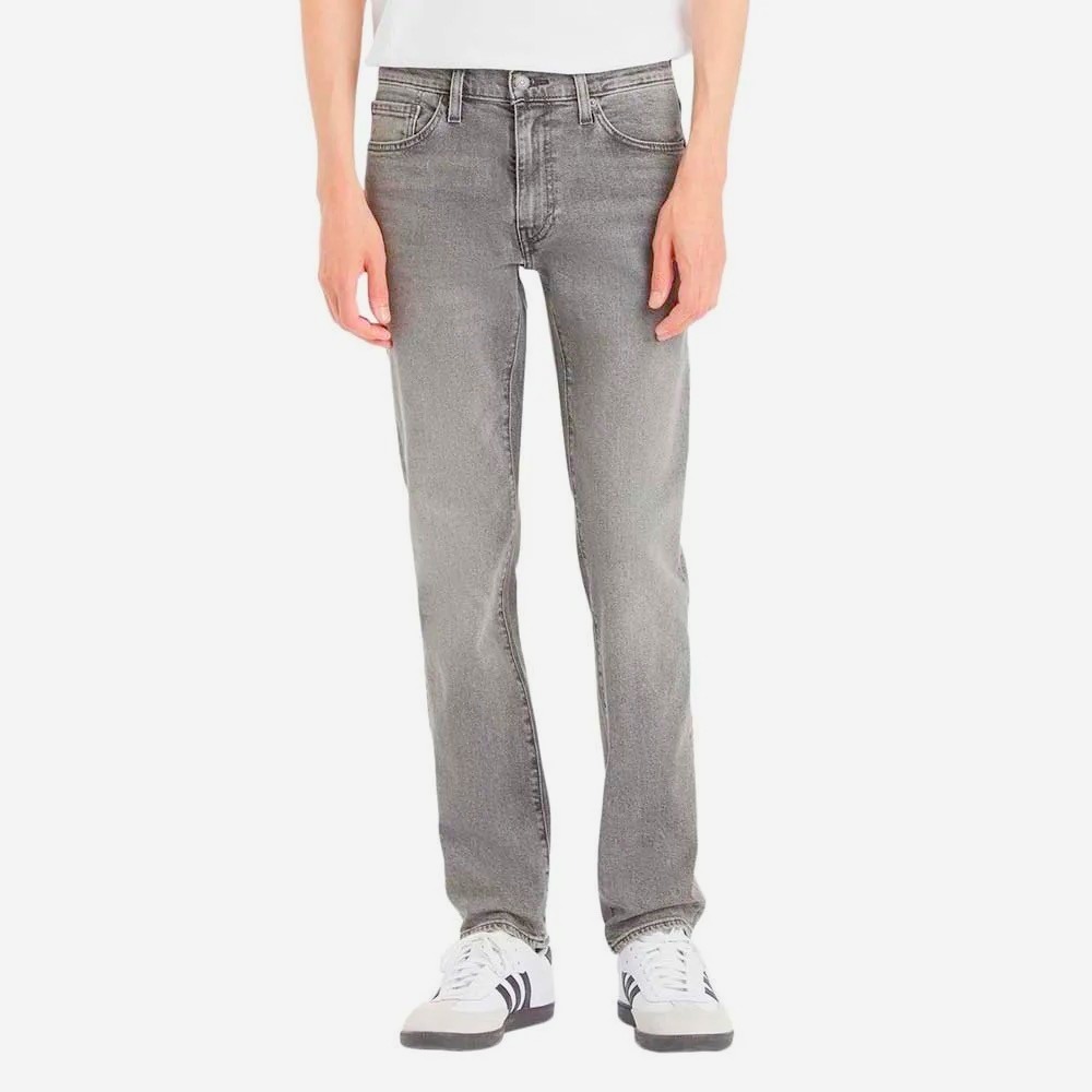 Levi's 511 Slim Fit Denim‎ Jeans Light Gray Mens Size 32x30 Boho Grunge